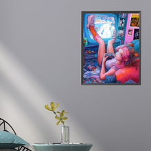 Load image into Gallery viewer, Diamond Painting - Full Square - Girl at home (40*50CM)
