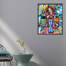 Load image into Gallery viewer, AB Diamond Painting - Full Round - Beautiful girl (40*50CM)
