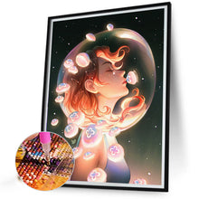 Load image into Gallery viewer, AB Diamond Painting - Full Round - Jellyfish and girl (40*50CM)
