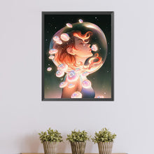 Load image into Gallery viewer, AB Diamond Painting - Full Round - Jellyfish and girl (40*50CM)

