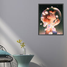 Load image into Gallery viewer, AB Diamond Painting - Full Round - Jellyfish and girl (40*50CM)

