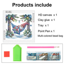 Load image into Gallery viewer, Diamond Painting - Partial Special Shaped - Christmas gnomes (30*30CM)
