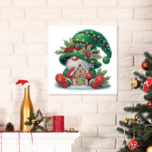 Load image into Gallery viewer, Diamond Painting - Partial Special Shaped - Christmas gnomes (30*30CM)
