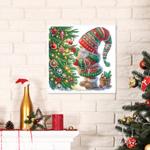 Load image into Gallery viewer, Diamond Painting - Partial Special Shaped - Christmas gnomes (30*30CM)
