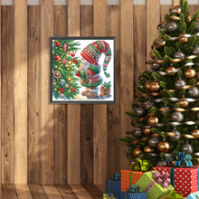 Load image into Gallery viewer, Diamond Painting - Partial Special Shaped - Christmas gnomes (30*30CM)
