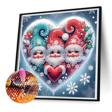 Load image into Gallery viewer, Diamond Painting - Partial Special Shaped - Christmas gnomes (30*30CM)
