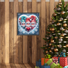 Load image into Gallery viewer, Diamond Painting - Partial Special Shaped - Christmas gnomes (30*30CM)
