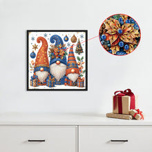 Load image into Gallery viewer, Diamond Painting - Partial Special Shaped - Christmas gnomes (30*30CM)
