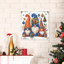 Load image into Gallery viewer, Diamond Painting - Partial Special Shaped - Christmas gnomes (30*30CM)
