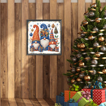 Load image into Gallery viewer, Diamond Painting - Partial Special Shaped - Christmas gnomes (30*30CM)
