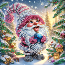 Load image into Gallery viewer, Diamond Painting - Partial Special Shaped - Christmas gnomes (30*30CM)
