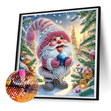 Load image into Gallery viewer, Diamond Painting - Partial Special Shaped - Christmas gnomes (30*30CM)
