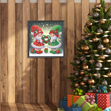 Load image into Gallery viewer, Diamond Painting - Partial Special Shaped - Christmas gnomes (30*30CM)
