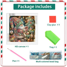 Load image into Gallery viewer, Diamond Painting - Partial Special Shaped - Christmas gnomes (30*30CM)
