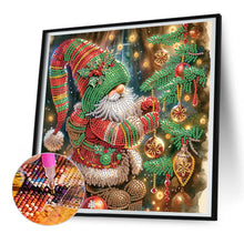 Load image into Gallery viewer, Diamond Painting - Partial Special Shaped - Christmas gnomes (30*30CM)
