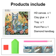 Load image into Gallery viewer, Diamond Painting - Partial Special Shaped - Quilling paper cat (30*30CM)
