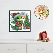 Load image into Gallery viewer, Diamond Painting - Partial Special Shaped - Christmas pterosaur (30*30CM)
