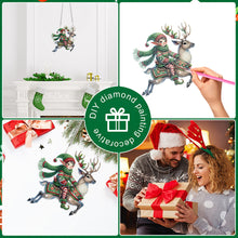 Load image into Gallery viewer, Christmas Elf Deer Acrylic Special Shape 5D DIY Diamond Painting Dots Pendant
