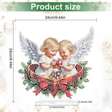 Load image into Gallery viewer, Christmas Angel Diamond Painting Tabletop Ornaments Kit Bedroom Table Decor
