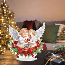 Load image into Gallery viewer, Christmas Angel Diamond Painting Tabletop Ornaments Kit Bedroom Table Decor
