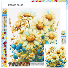 Load image into Gallery viewer, Diamond Painting - Full Square - Light yellow daisy (30*30CM)
