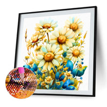 Load image into Gallery viewer, Diamond Painting - Full Square - Light yellow daisy (30*30CM)
