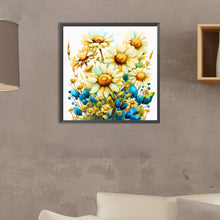 Load image into Gallery viewer, Diamond Painting - Full Square - Light yellow daisy (30*30CM)
