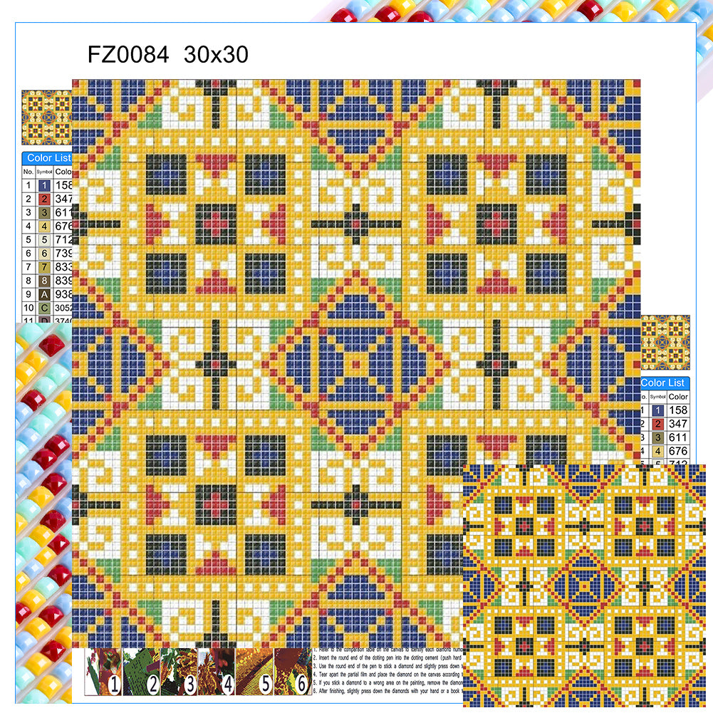 Diamond Painting - Full Square - Traditional mosaic (30*30CM)