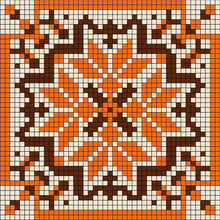 Load image into Gallery viewer, Diamond Painting - Full Square - Orange mosaic (30*30CM)
