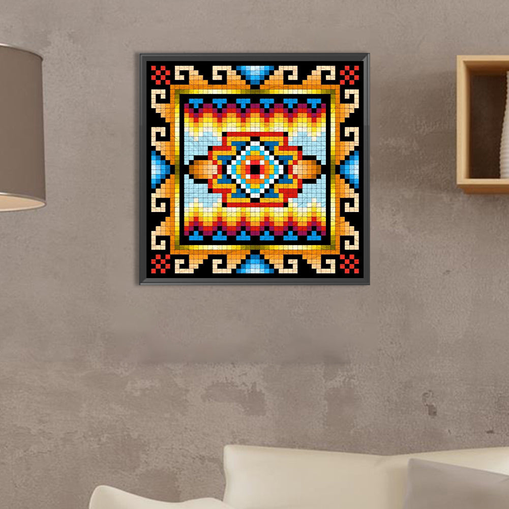 Diamond Painting - Full Square - Traditional eye mosaic (30*30CM)