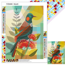 Load image into Gallery viewer, Diamond Painting - Full Square - Geometric gray dove (30*40CM)
