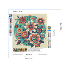 Load image into Gallery viewer, Diamond Painting - Full Round - Simple flowers (30*30CM)
