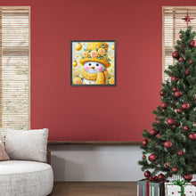 Load image into Gallery viewer, Diamond Painting - Full Round - Yellow snowman (30*30CM)
