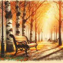 Load image into Gallery viewer, Diamond Painting - Full Round - Maple forest park (30*30CM)

