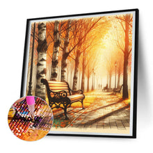 Load image into Gallery viewer, Diamond Painting - Full Round - Maple forest park (30*30CM)
