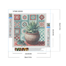 Load image into Gallery viewer, Diamond Painting - Full Round - Datura aloe (30*30CM)
