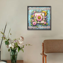 Load image into Gallery viewer, Diamond Painting - Full Round - Pink sunflower (30*30CM)
