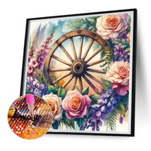 Load image into Gallery viewer, Diamond Painting - Full Round - Rose flower wheel (30*30CM)
