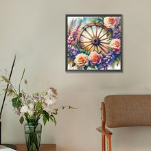 Load image into Gallery viewer, Diamond Painting - Full Round - Rose flower wheel (30*30CM)
