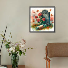 Load image into Gallery viewer, Diamond Painting - Full Round - Red rose grave (30*30CM)

