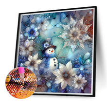 Load image into Gallery viewer, Diamond Painting - Full Round - Snowflake snowman (40*40CM)
