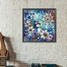 Load image into Gallery viewer, Diamond Painting - Full Round - Snowflake snowman (40*40CM)
