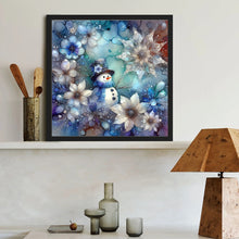 Load image into Gallery viewer, Diamond Painting - Full Round - Snowflake snowman (40*40CM)
