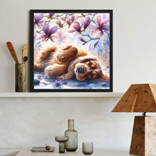 Load image into Gallery viewer, Diamond Painting - Full Round - Magnolia cocker spaniel (40*40CM)
