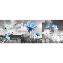Load image into Gallery viewer, Diamond Painting - Full Round - Blue flower (80*30CM)
