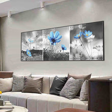 Load image into Gallery viewer, Diamond Painting - Full Round - Blue flower (80*30CM)

