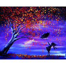 Load image into Gallery viewer, 6pcs Round Diamond Painting Set - Landscape (40*30CM)
