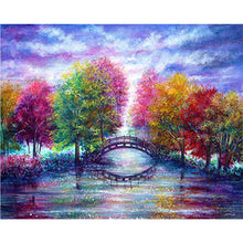 Load image into Gallery viewer, 6pcs Round Diamond Painting Set - Landscape (40*30CM)
