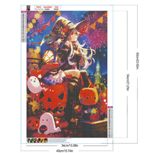 Load image into Gallery viewer, Diamond Painting - Full Round - Halloween witch (40*60CM)
