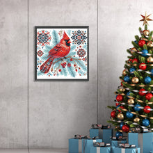 Load image into Gallery viewer, Diamond Painting - Partial Special Shaped - Christmas tree red tit (30*30CM)
